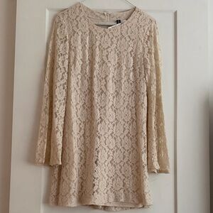 H&M Cream Floral Lace Minidress from 2000’s